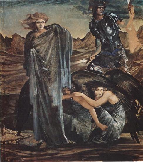 Edward Burne-Jones The Finding of Medusa Edward Burne Jones oil painting picture